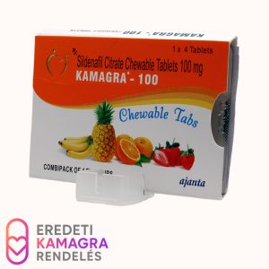 Kamagra Chewable - Sildenafil 100mg rágótabletta