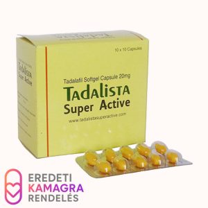 Tadalista Super Active - Lágy zselé kapszula, Tadalafil 20mg