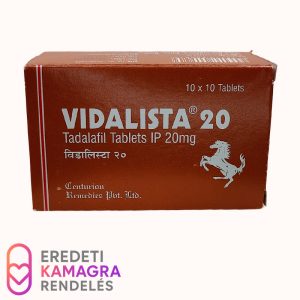 Generikus Cialis: Vidalista 20 - Tadalafil 20mg