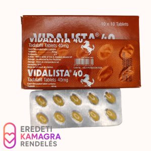 Generikus Cialis: Vidalista 40 - Tadalafil 40mg